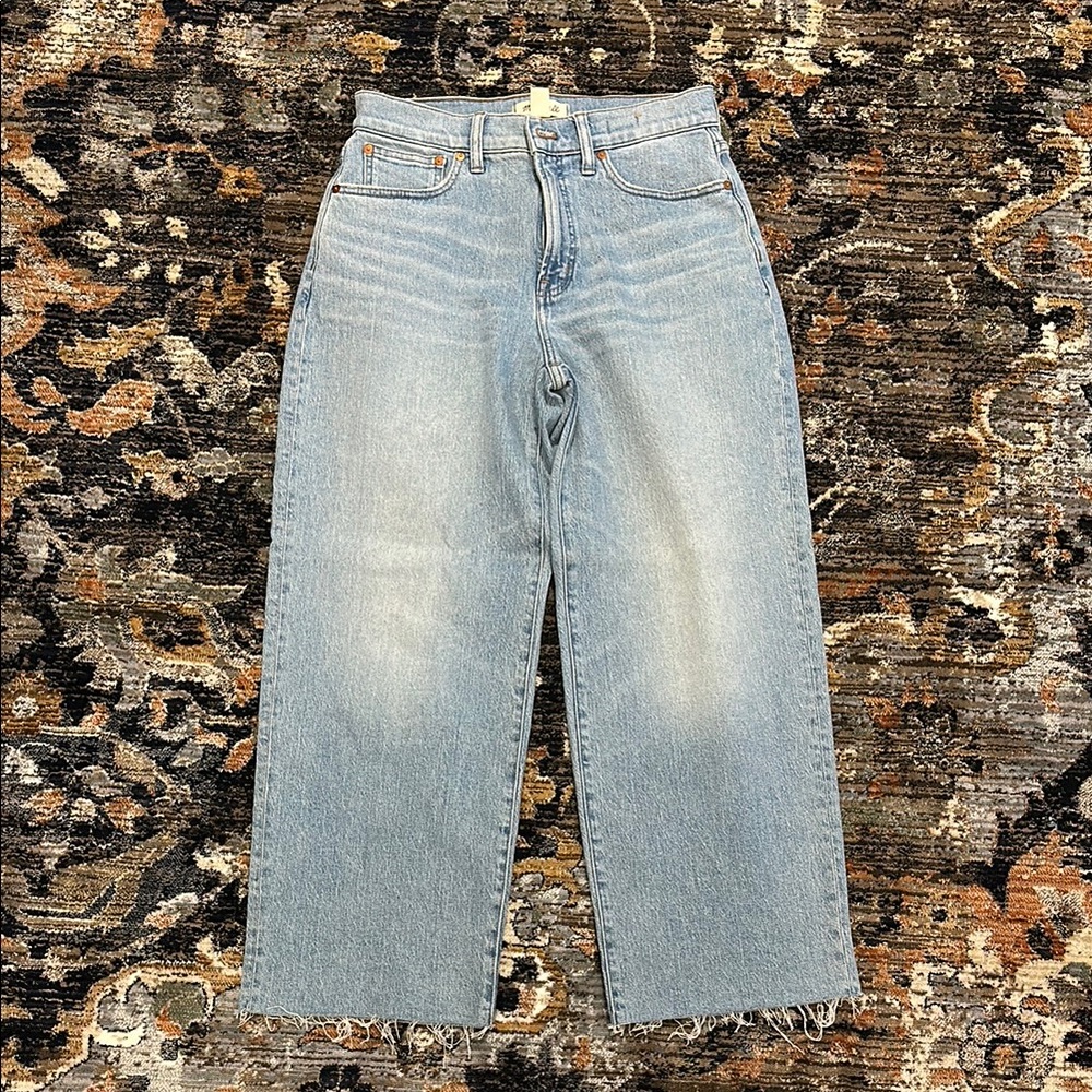 NWT Madewell Perfect Vintage Wide-Leg Crop Jean